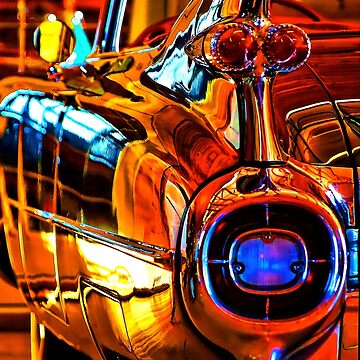 Artwork thumbnail, 59 Caddy - Tail Fin in Sunset Glow by Warren Paul Harris
