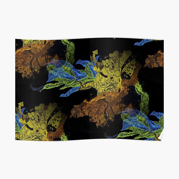 Carrickalinga Waves Invert Poster