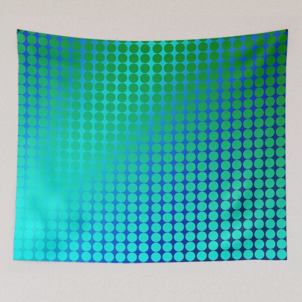Artikelvorschau, Punkte grün blau entworfen und verkauft von NYWA-ART.