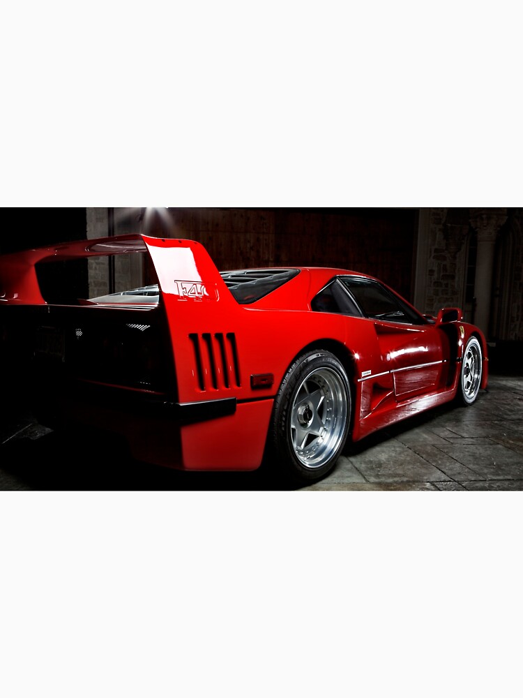 Thumbnail 7 of 7, Classic T-Shirt, Ferrari F-40 Side designed and sold by Warren Paul Harris.