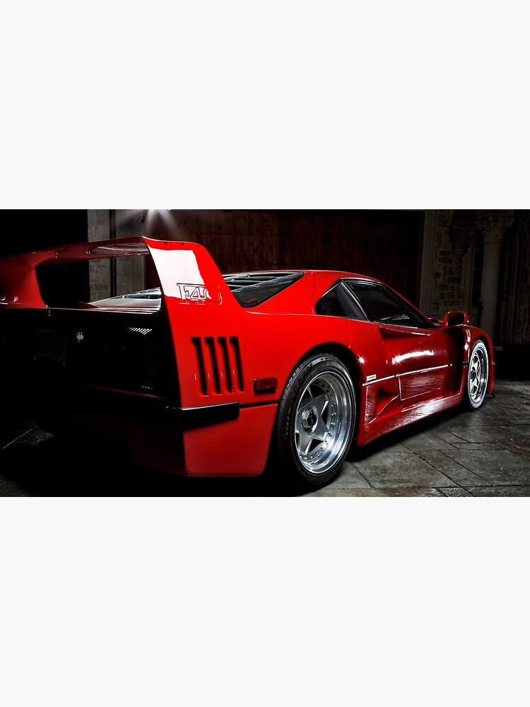 Thumbnail 3 of 3, Poster, Ferrari F-40 Side designed and sold by Warren Paul Harris.