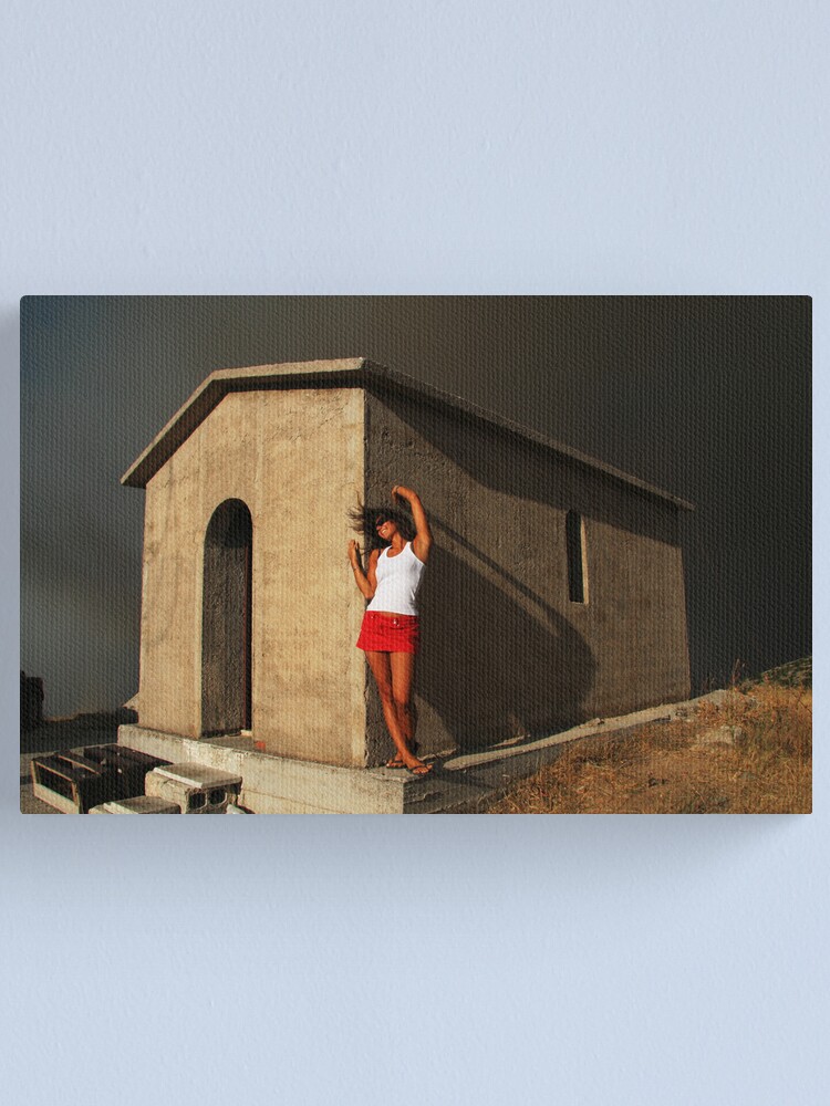 Thumbnail 1 of 3, Canvas Print, Me, Myself and I designed and sold by atplum.