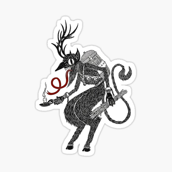 Item preview, engraved krampus designed and sold by GSunrise.