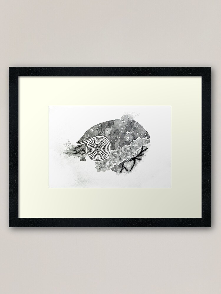 Alternate view of Carrickalinga Sand Graphite Framed Art Print