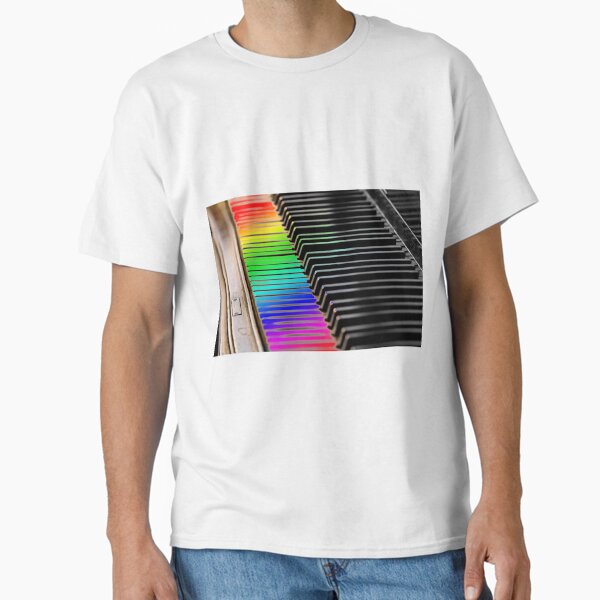 Rainbow Piano Keys PRIDE Classic T-Shirt