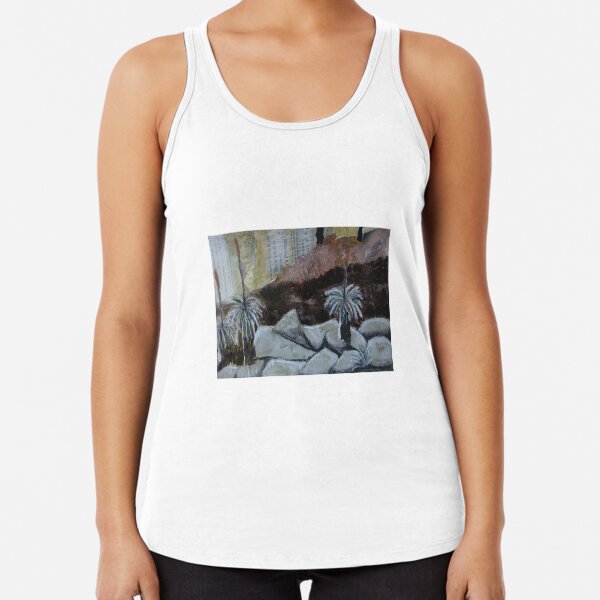 Grass trees, Mt Remarkable National Park Racerback Tank Top