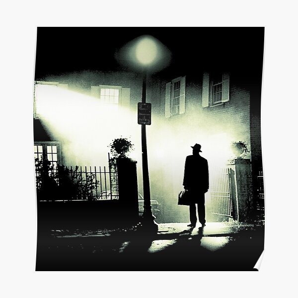 The Exorcist Classic Scene BW Poster