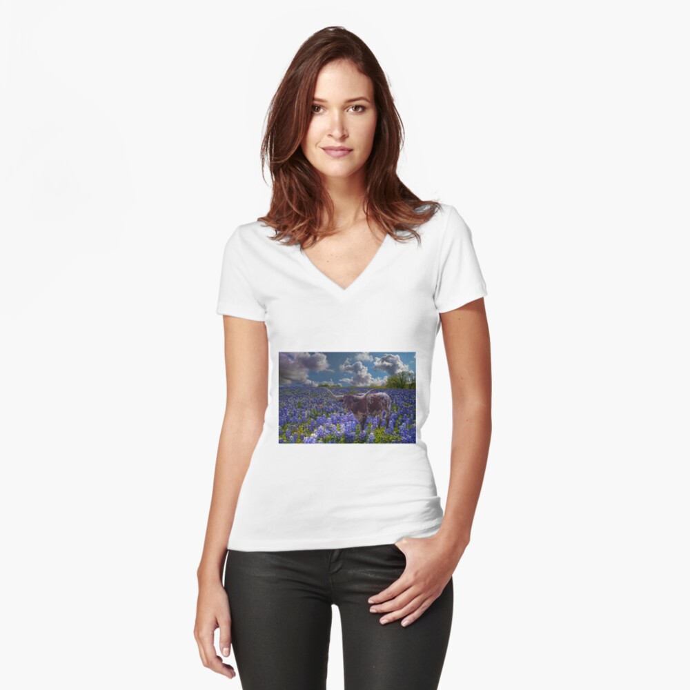 Item preview, Fitted V-Neck T-Shirt designed and sold by WarrenPHarris.