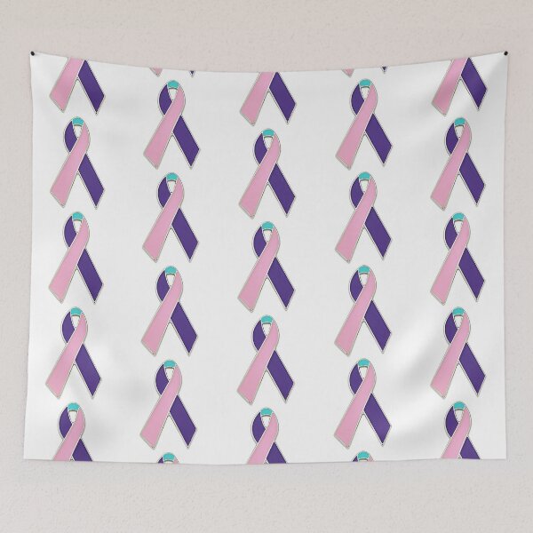 Item preview, Thyroid Cancer ribbon designed and sold by thatstickerguy.
