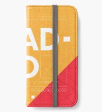Madrid travel illustration iPhone Wallet/Case/Skin