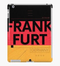 Frankfurt travel illustration iPad Case/Skin