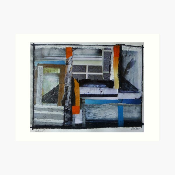 Abstract Stairs Art Print
