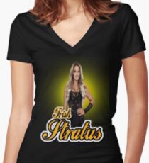 trish Women's Fitted V-Neck T-Shirt