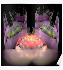 Dimensional Fringe Fractal Art Poster