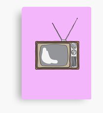 Retro TV Canvas Print