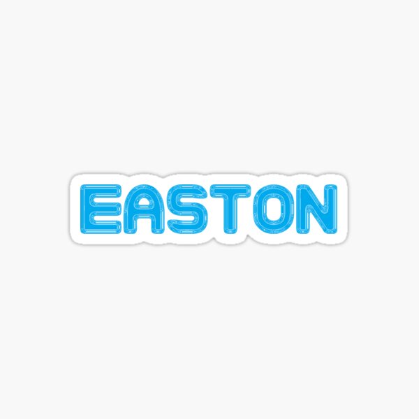 “Easton” Sticker by Shalomjoy | Redbubble