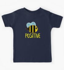 Be Positive, Bee Positive Kids Tee