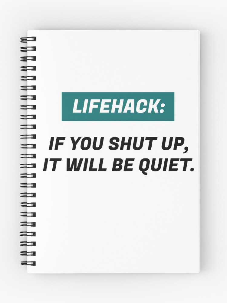 Thumbnail 1 of 3, Journal, Lifehack designed and sold by heisennerd.