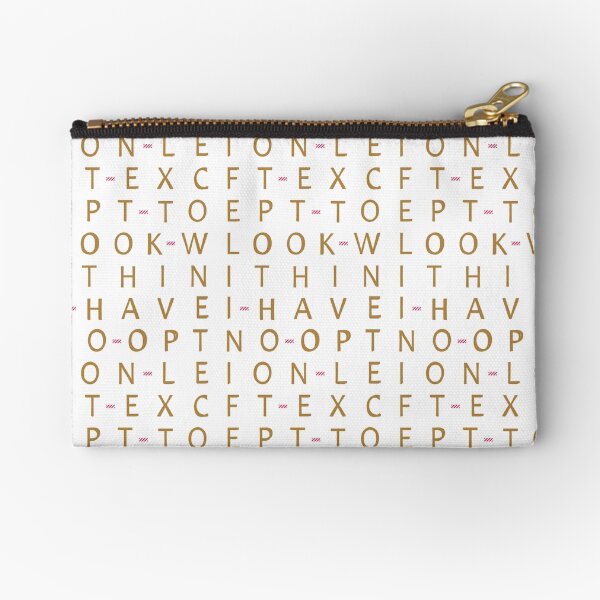 Sports Measn Health Means Wealth Zipper Pouch