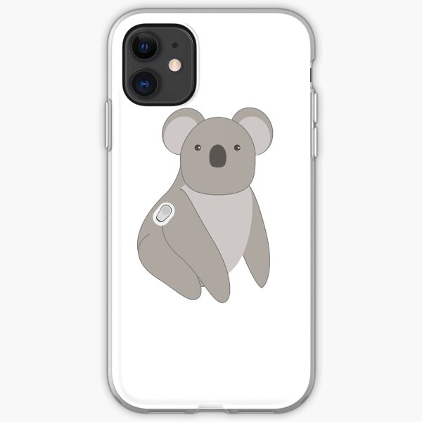 Quincy el Koala Funda blanda para iPhone
