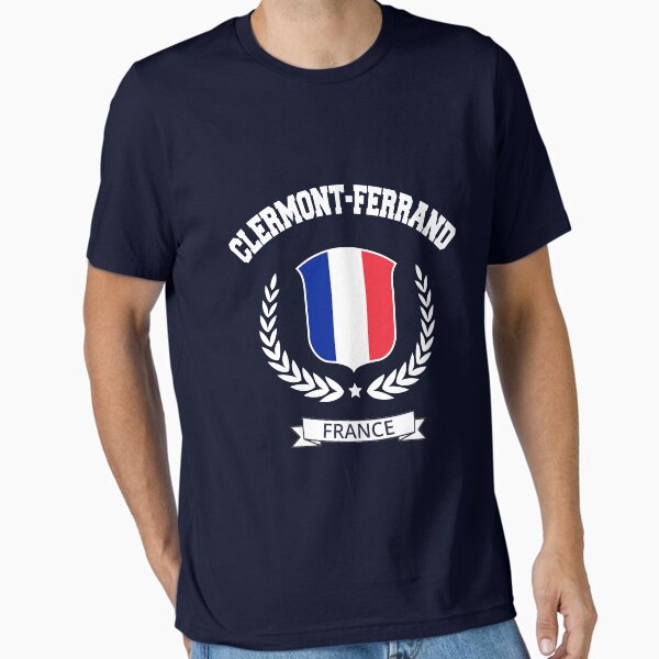 Vista previa del artículo con la obra «Camiseta Clermont-Ferrand France», diseñado y vendido por SayAhh.