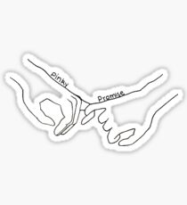 Pinky promise Sticker