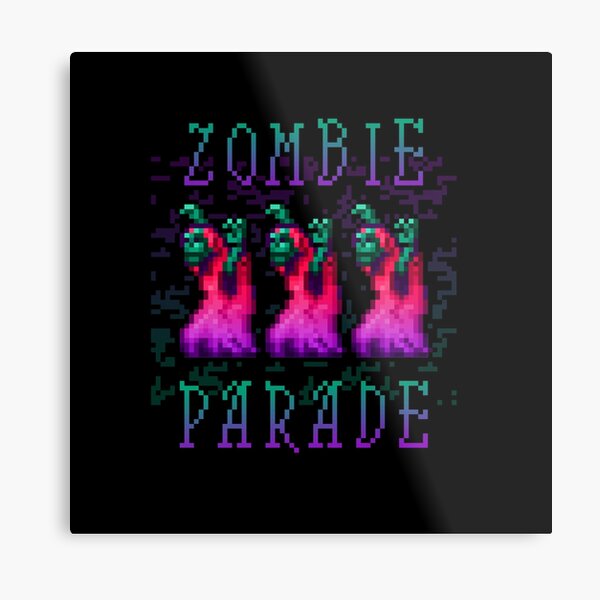 Zombie Parade Metal Print