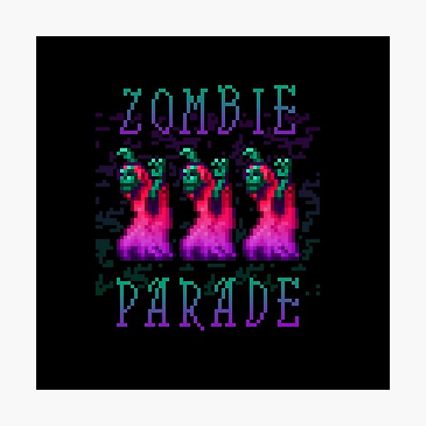 Zombie Parade Photographic Print