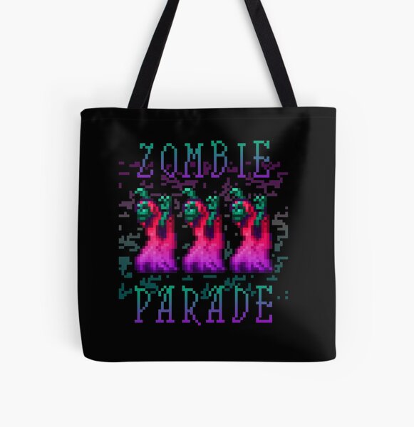 Zombie Parade All Over Print Tote Bag