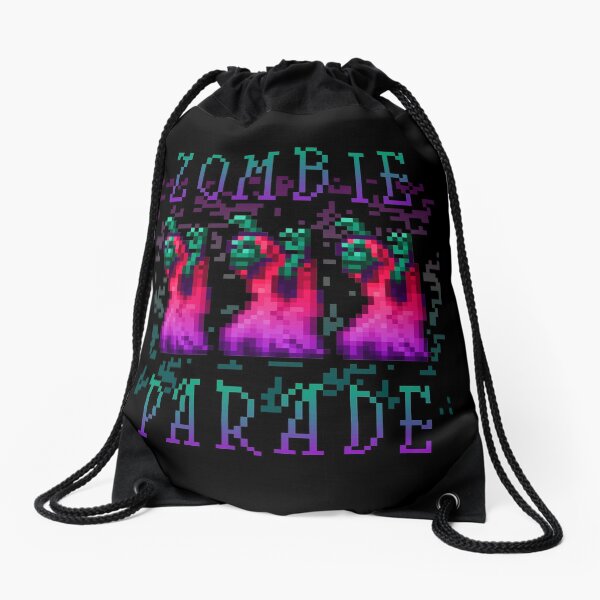 Zombie Parade Drawstring Bag