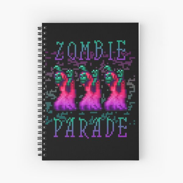 Zombie Parade Spiral Notebook
