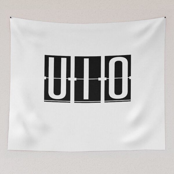 Item preview, UIO - Quito Ecuador Airport Code Design designed and sold by Theodore Cory.