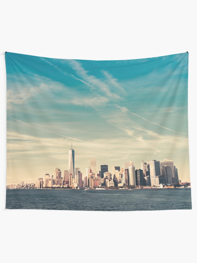 "New York City Skyline" Tapestry by vgucwaphoto  Redbubble