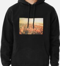 New York City - Skyline bei Sonnenuntergang Hoodie