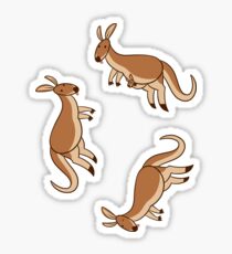 Kangaroos! Sticker