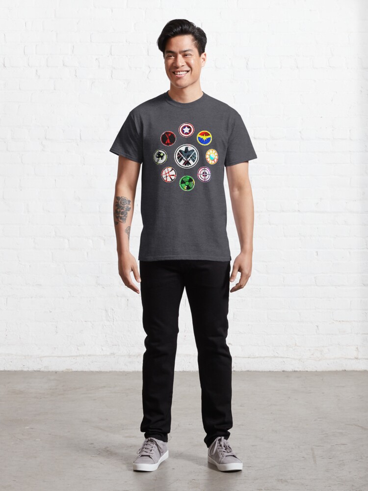 Thumbnail 3 of 7, Classic T-Shirt, Sort of Avenging designed and sold by Charles Davenport.