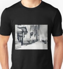 Camiseta unisex Winter Night - Snow Falls in the Big Apple - New York City