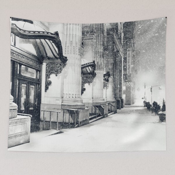 Item preview, Winter Night - Snow Falls in the Big Apple - New York City designed and sold by Vivienne Gucwa.