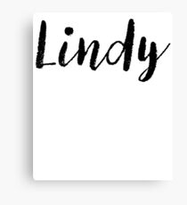 Lindy - Custom Girl Name Gifts Canvas Print