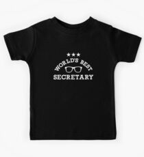 World's best secretary Kids Tee