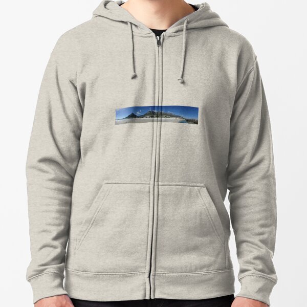 Cape Town, South Africa, Panorama Zipped Hoodie