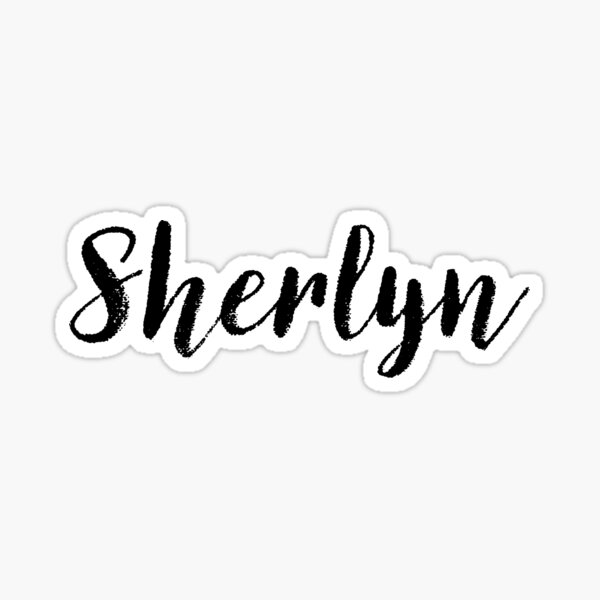 Sherlyn Name Stickers for Sale | Redbubble