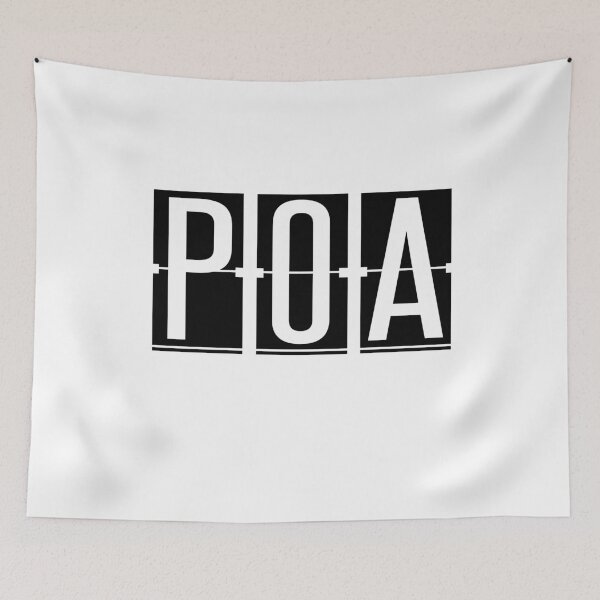 Item preview, POA - Porto Alegre Brazil - Salgado Filho Airport Code Design designed and sold by Theodore Cory.