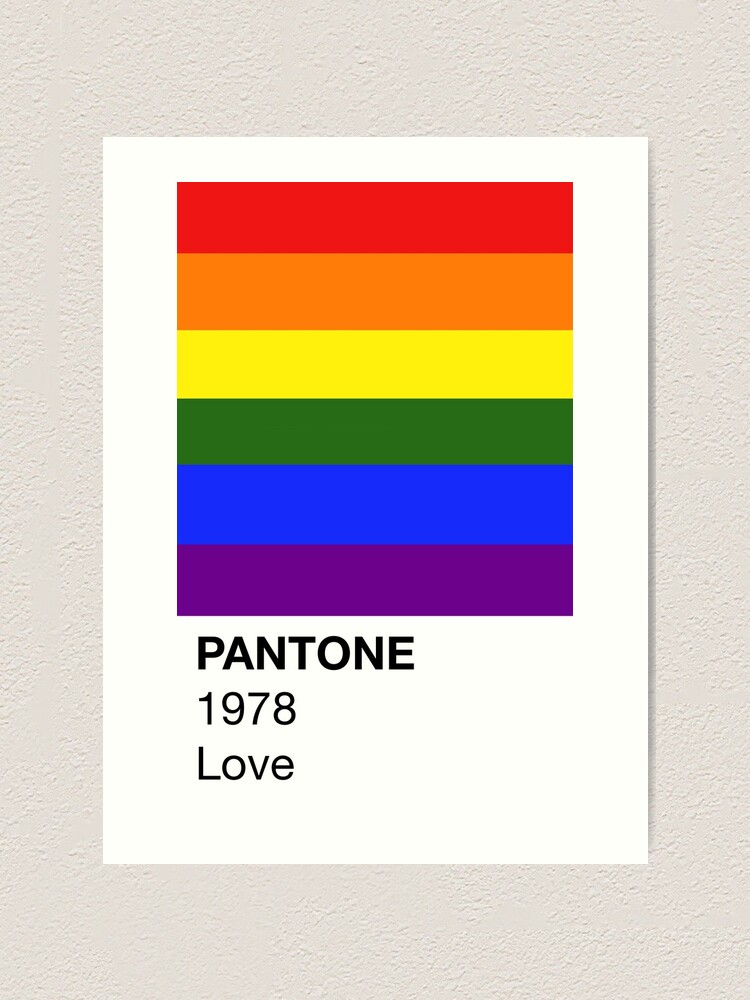 Lámina artística «Orgullo Pantone: Orgullo Gay» de cdoonan | Redbubble