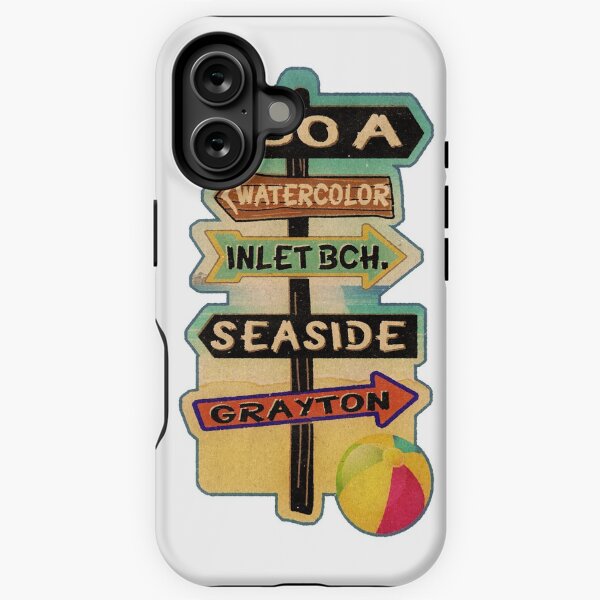 Item preview, 30 A Florida Walton County Watercolor Inlet Beach Seaside Grayton Beach designed and sold by Travel Time.
