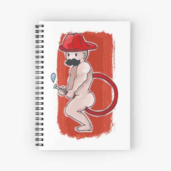Fireman Spiral Notebook