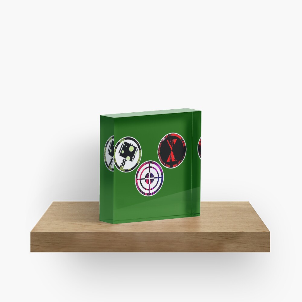 The Second Trio Acrylic Block
