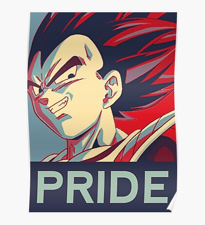 Vegeta Pride Posters | Redbubble