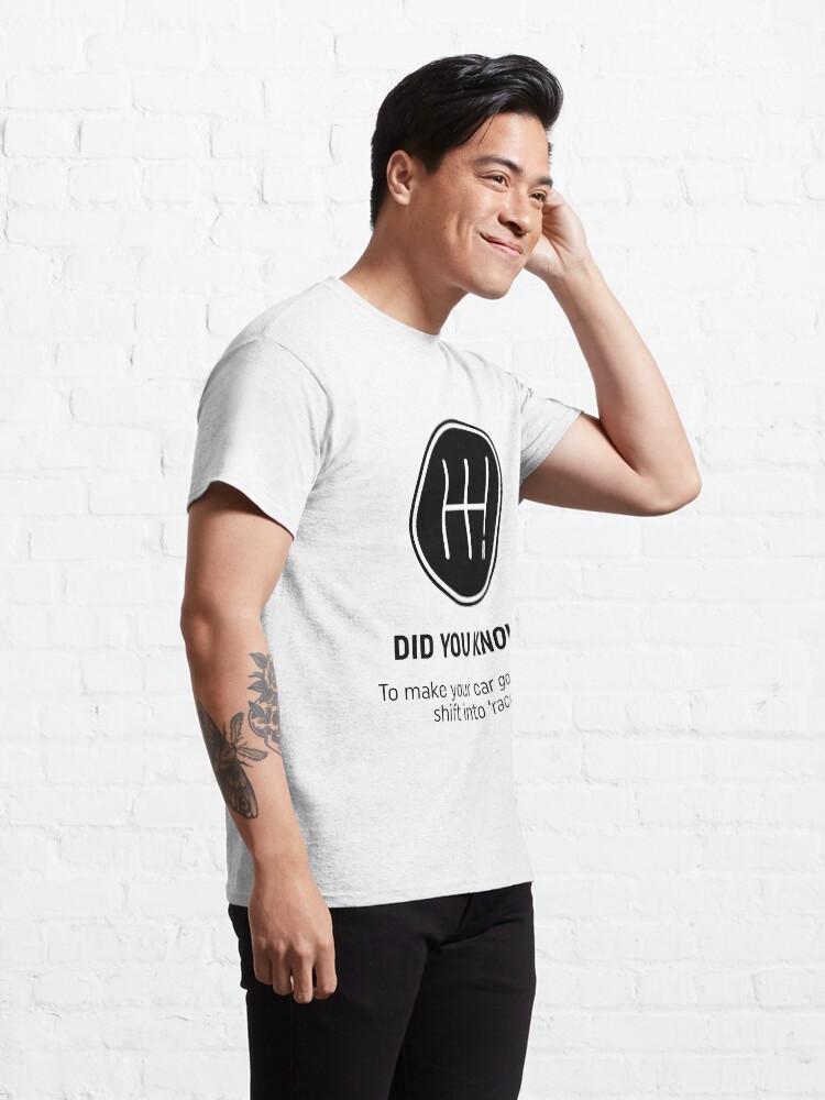 Alternate view of Did you know reverse design Classic T-Shirt