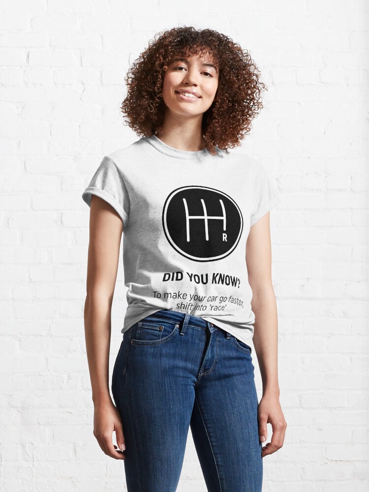 Alternate view of Did you know reverse design Classic T-Shirt